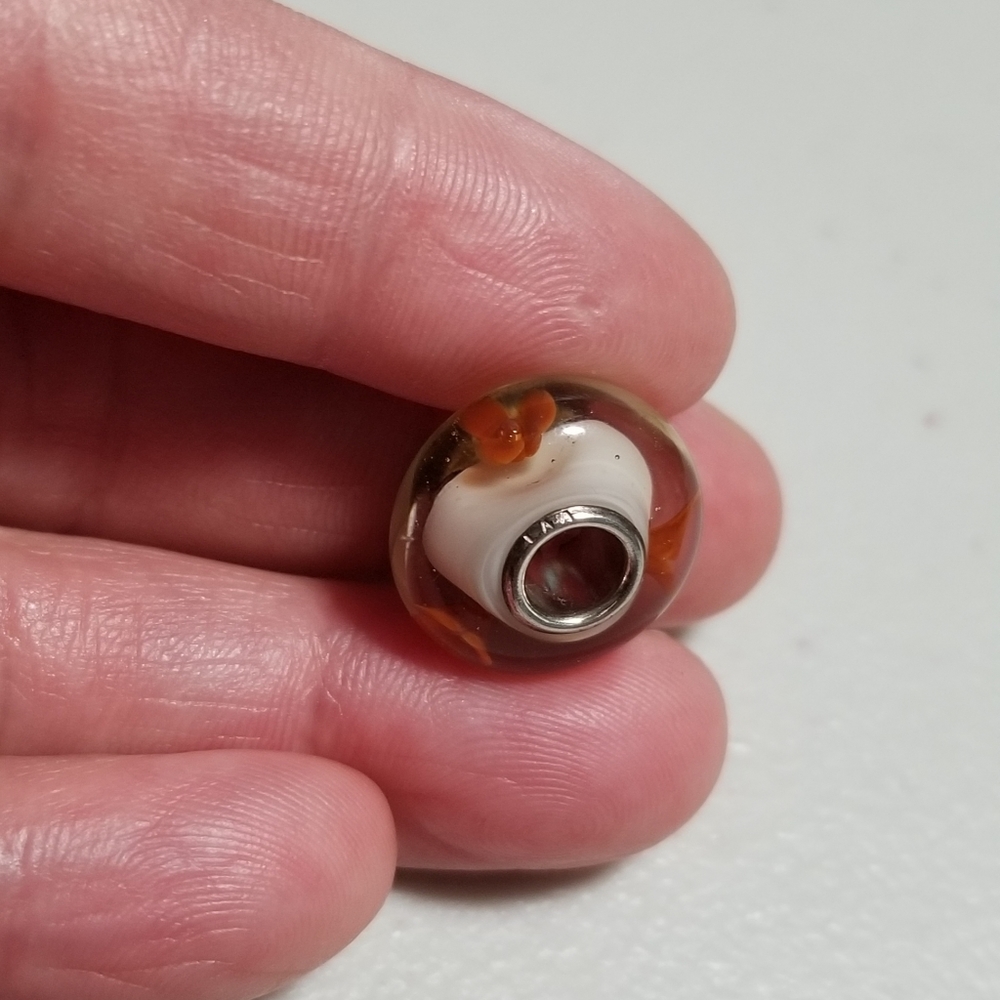 2 x Trollbeads OOAK Bubble Flowers - Picture 9 of 11